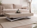 Avendi sofabord 120 cm - Sølv, lysebrun
