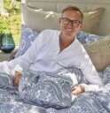 Halvor Bakke Bedward Sengesett Celestial Blue Flere Størrelser-200 cm x 220 cm