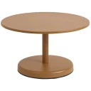 Muuto Linear Steel Salongbord Ø70 cm Burnt Orange