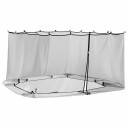 vidaXL Myggnett for hagepavillon 220 mesh Svart 4 x 3 x 2 cm Polyester