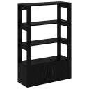  Serviesskap Svart eik 30 x 80 x 119.5 cm Konstruert tre