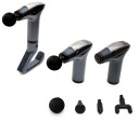 Platinet PMAS10PRO Massagepistol   1500mAh 4 Hoder   Svart