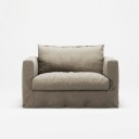 Le Grand Air Nou Love Seat Lin Savage Linen