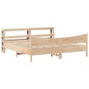  Sengeramme med hodegavl 200x200 cm heltre furu 3306291