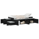 Lager Senge ramme Svart Eik 75x190 cm