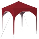  Pop up Festtelt 194 x 194 x 245 cm Burgunder