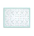ScrapCooking   Bakematte 40x30 cm hvit/mintgrønn/svart