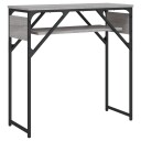  Konsollbord med hylle grå sonoma 75x30x75 cm konstruert tre 8721012195820