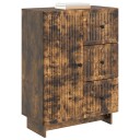  Serviesskap med skuff Røkt Eik 66 x 34,5 x 90 cm Konstruert tre