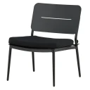 Lina Loungestol med Pute svart Venture Home