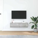 TV skap Betonggrå 100x31x25,5 cm Konstruert tre