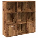 Bokhylle gammelt tre 98x29x97,5 cm konstruert tre