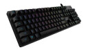 Logitech G512 Carbon GX Blue - ND - Gamingtastatur - Nordisk - Svart