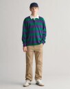 Chinos i normal passform til gutter DARK KHAKI 170