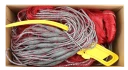 Cutfix Ferskvannsgarn 0,2 mm Rød 25x1,5 m med ECO blyfri synkeline