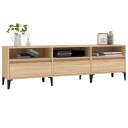 vidaXL TV-benk sonoma eik 150x30x44,5 cm konstruert tre