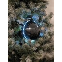 Europalms Led Snøball 8cm, Sort 5x