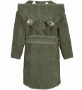 Pippi Organic Bath Robe Green 86-92