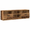  TV-benk gammelt tre 150x33,5x45 cm konstruert tre 8721158441911
