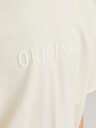Jack & Jones Junior Frederiksberg T Shirt Relaxed Fit Antikkhvit (140 / 10 år)