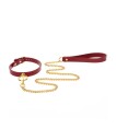 Taboom Bondage Taboom Luxury: O-Ring Collar & Chain Leash