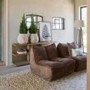 Riviera Maison Lenestol Accent Chair Umber Brown