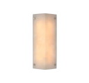 Visual Comfort Clayton Wall Sconce Polished Nickel/Alabaster