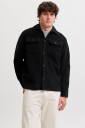 Jack & Jones Jjeregent Cord Overshirt Ls Sn   Black   XL