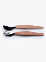 Everyday Baby Bestikksett Silikon 2-pack, Rød