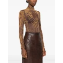 Diesel Dame Topper Brun XS,