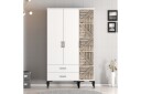 Kumsal Garderobe 120 cm - Hvit