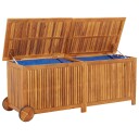 vidaXL Putekasse med hjul 150x50x58 cm heltre akasie