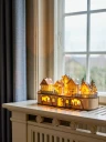 Bloomingville Norwich Deco W/Light - NATURAL - 45X12.5X21 cm