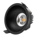 Norlux Ceto Mini Fixed 500lm D2W 3000-1800K 36° 8W Sort IP44 Dimbar Innfelt Downlight