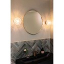 Globen Lighting Fungo 16 Vegglampe/Taklampe IP44 Klar/Børstet Messing