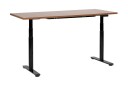 Banner Skrivebord 72x160 cMørkt tre/Svart
