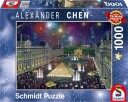 Schmidt Puzzles 59648 Puslespill 1000 Brikker Fyrverkeri Ved Louvre