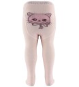 Minymo Baby Stocking W.effect On Back Pink 92\98