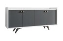 Ruigoord Avlastningsbord 150 cm   Antrasitt/Hvit
