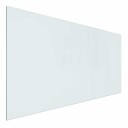 vidaXL Peisglassplate Gjennomsiktig 100 x 50 cm Glass