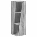 vidaXL Sidehylle Grå Sonoma 33 x 32 x 100,5 cm Konstruert tre