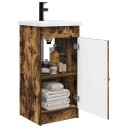  Badmøbel med vask Røkt Eik 42 x 40 x 84,5 cm Konstruert tre