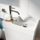 Alterna Small Møbelpakke 3-i-1 Inkl. Speil, Skap og Servant Hvit Matt / 40cm