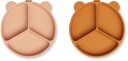 Liewood Sugekopptallerken 2Pack Mustard/tuscany Rose