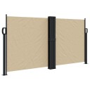  Uttrekkbar sidemarkise 120x1000 cm beige 4004705