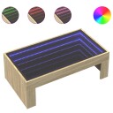 Salongbord med Infinity LED sonoma eik 90x50x30 cm 8721102677953