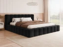 Orvinel Sengeramme 140x200 cm med Oppbevaring   Svart