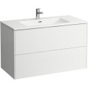 Laufen Base/Pro S møbelpakke, 100x50 cm, hvit høyglans