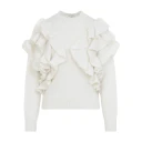 Elisabetta Franchi Dame Strikkevarer Hvit L,