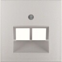 Hager 14091606 Midtbrikke 2Xrj45 Antrasitt